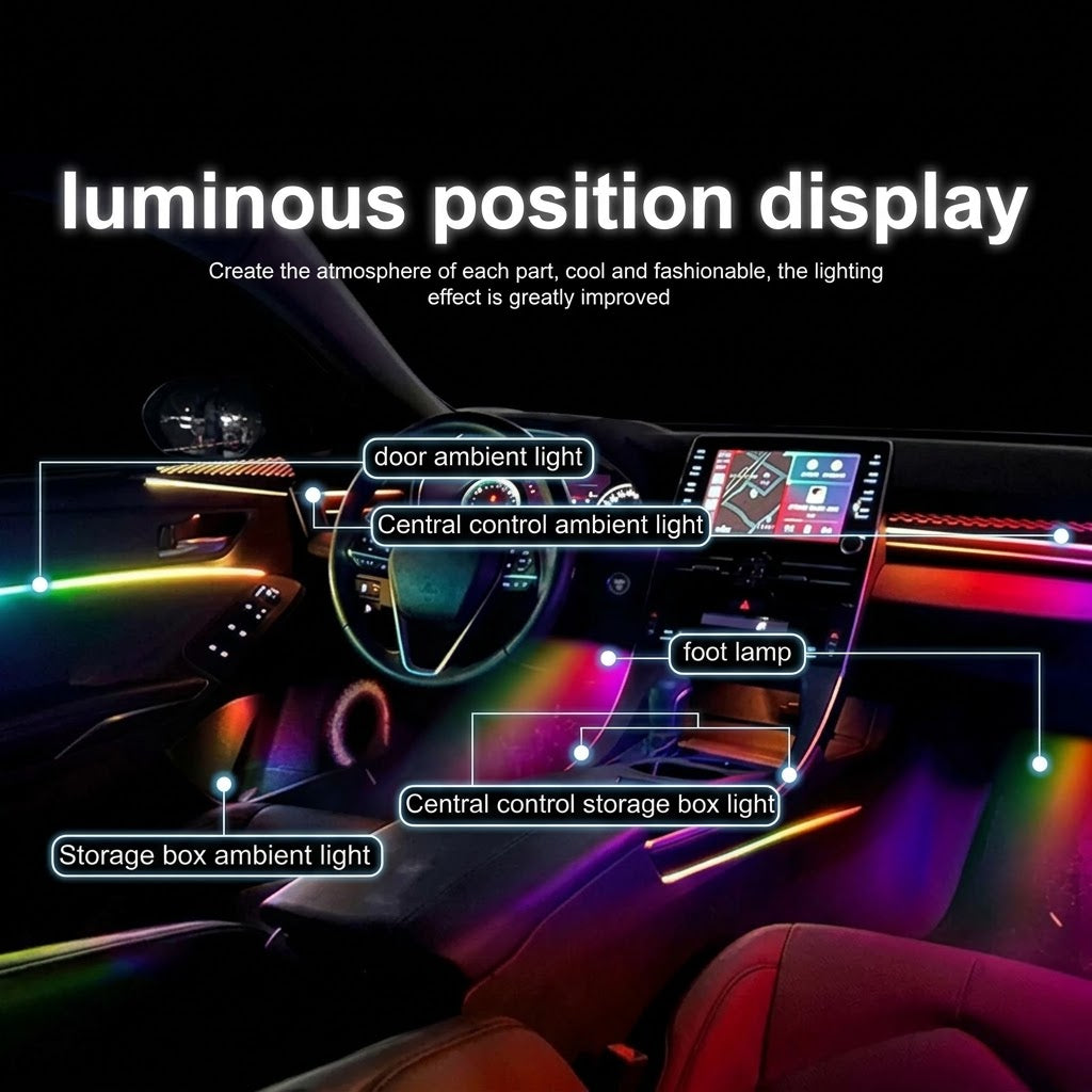 Multicolor LED Ambient Light Strip Kit