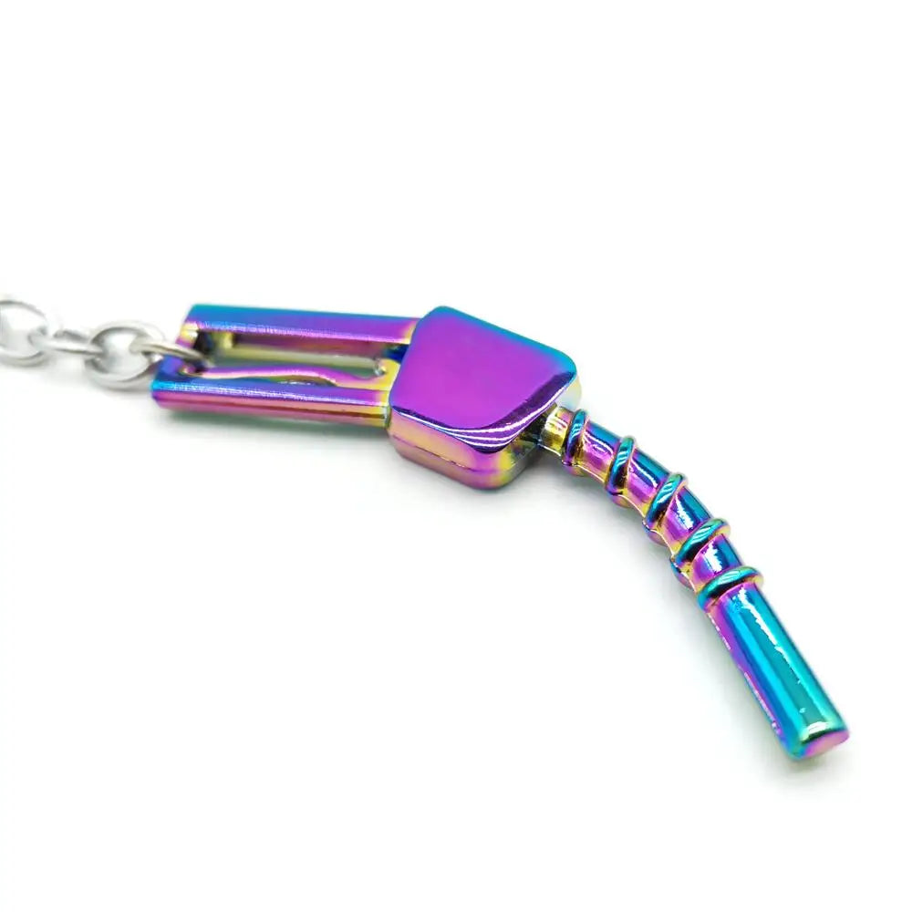 Metal Car Parts Keychain with Whistle