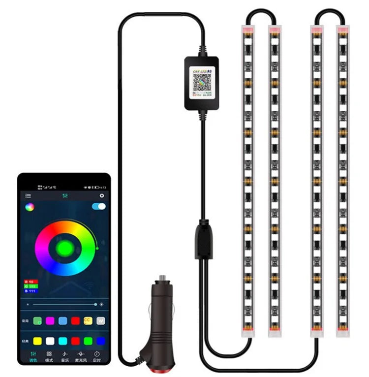 RGB Car Interior Light Strip