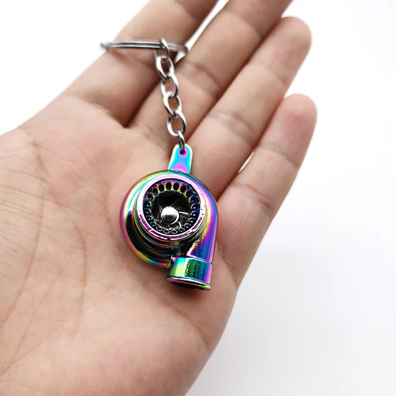 Metal Car Parts Keychain with Whistle
