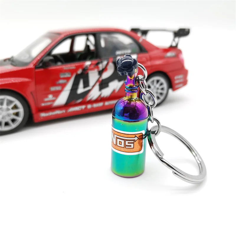 Metal Car Parts Keychain with Whistle