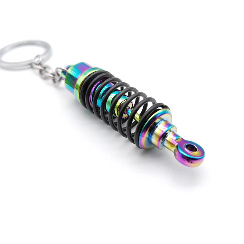 Metal Car Parts Keychain with Whistle