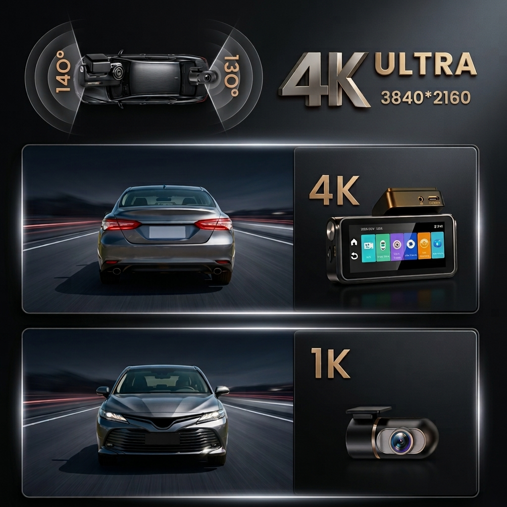 Dual Lens 4k dashcam